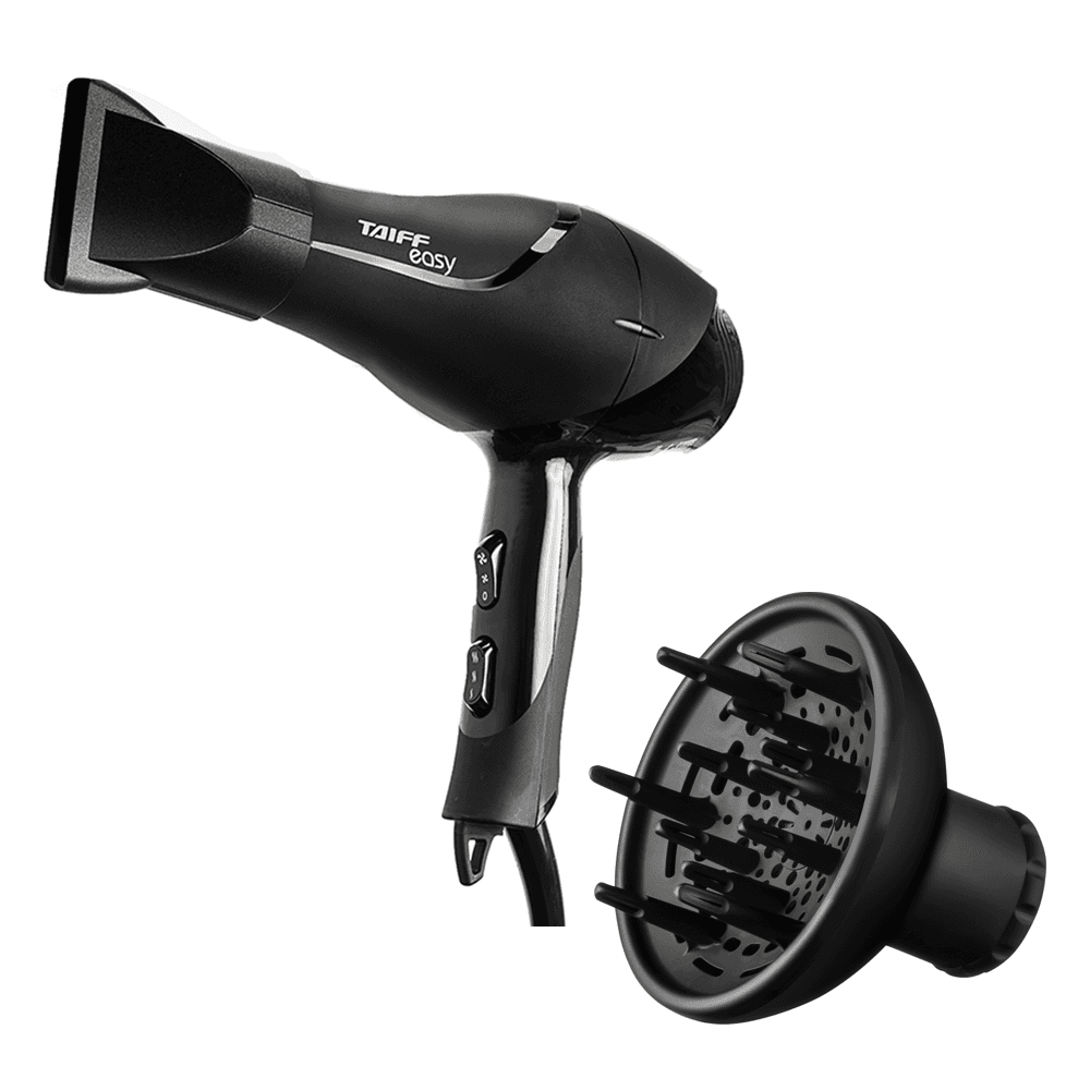 Kit Secador Taiff Easy 1700W + Difusor Taiff Curves